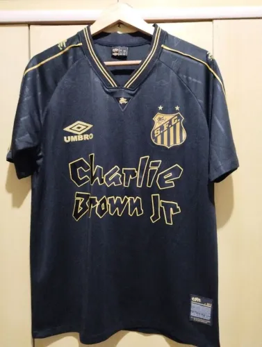 Camisa Santos F.C. - Uniforme Especial - Collab Charlie Brown JR - Tamanho G