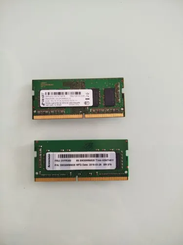 2 memórias RAM Smart para notebook
