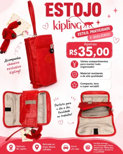Estojo Kipling