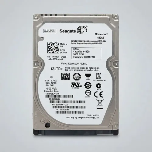 HD Notebook SEAGATE Momentus 640GB 5400RPM - PN:92W144-030