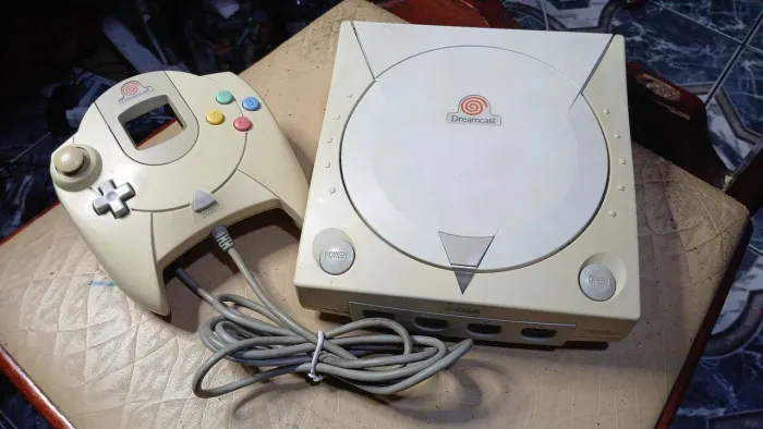Sega Dreamcast com leitor 100%