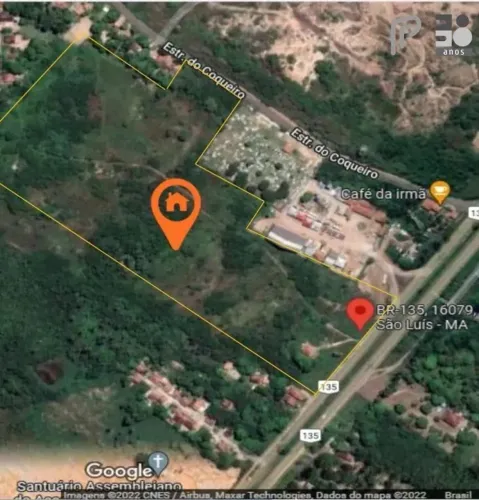 Terreno à venda, 105059 m² por R$ 13.653.867 - BR 135 - São Luís/MA