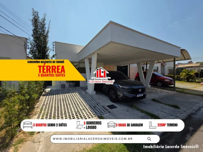 Residencial Nascentes do Tarumã - Casa 3 Quartos 2 Suítes com Edícula e Closet