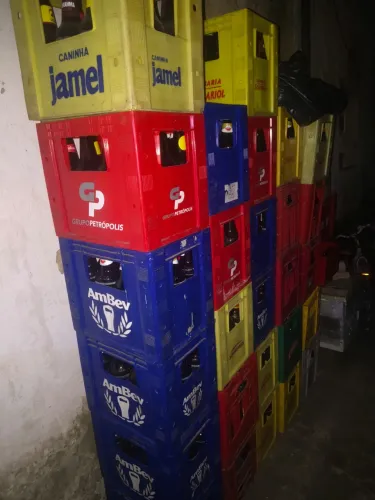 Caixa de Cerveja Litrão Vazia - Várias Marcas