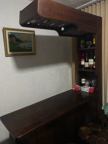 MÓVEL, BAR, ESTANTE PARA BEBIDAS/VINHOS MADEIRA JACARANDÁ.