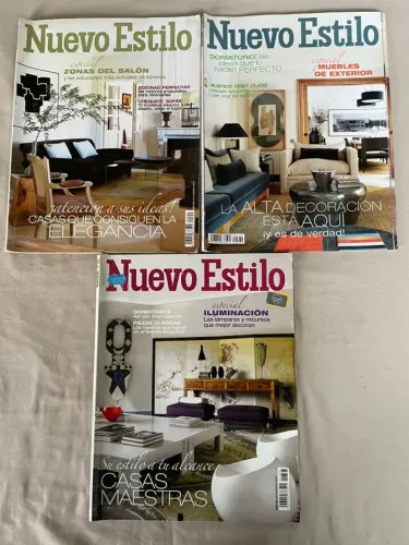 Coleção Revistas Espanholas Nuevo Estilo | Decoração Importada Europa