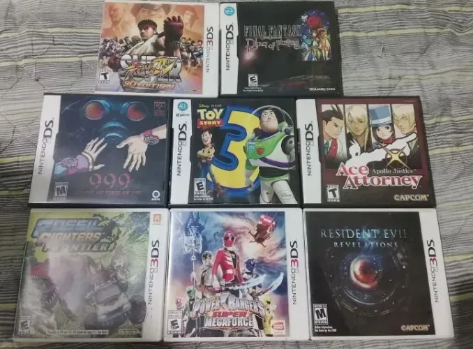 Jogos Nintendo DS e 3DS