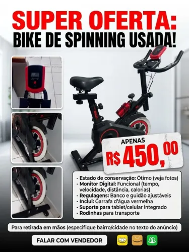 bicicleta de spinning/ergométrica