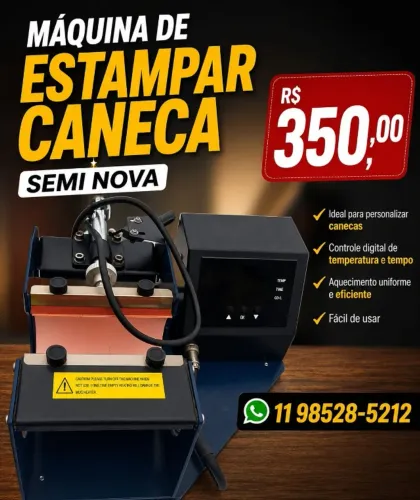 Maquina de Estampar Caneca
