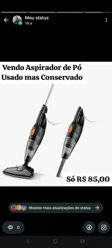 Vendo Aspirador de Pó, Usado mas Conservado