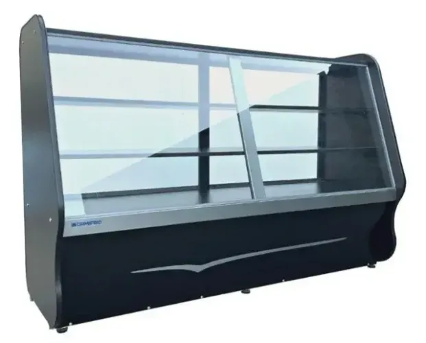 Balcão Vitrine Expositor 1,80m Black Toop Bvt 180 Ormifrio