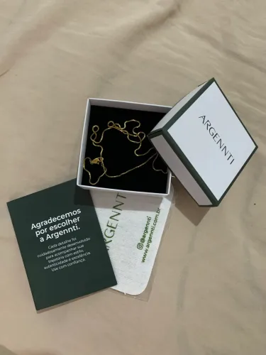 Corrente banhada a ouro (Argentti)