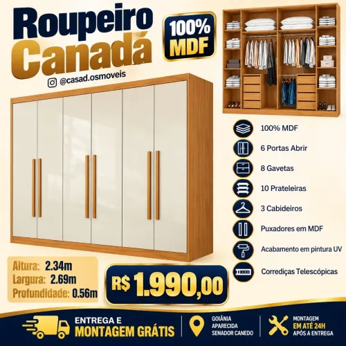 Roupeiro Canadá 