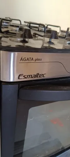 Fogão 4 Bocas Esmaltec Ágata preto
