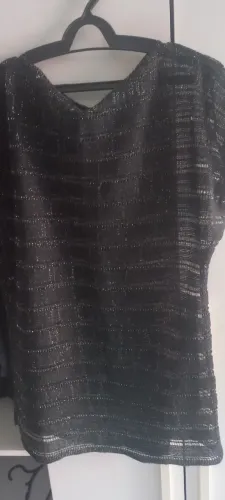 camisa fina transparente preta tam m ....... há mais modelos e tamanhos zap 11- *