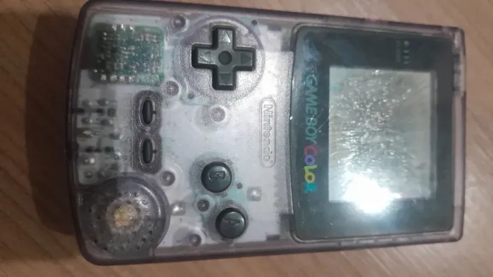 Game Boy Collor Translúcido (Leia) 4 jogos 