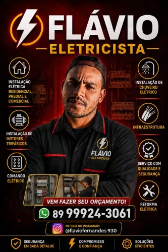 Vem fazer orçamento Flávio eletricista 