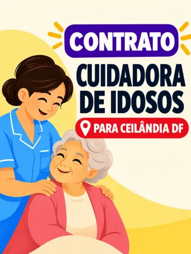 Cuidadora para idosa de 85 anos