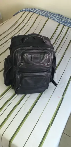 Mochila de couro legítimo TUMI