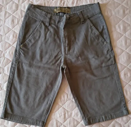Bermuda masculina cinza 36