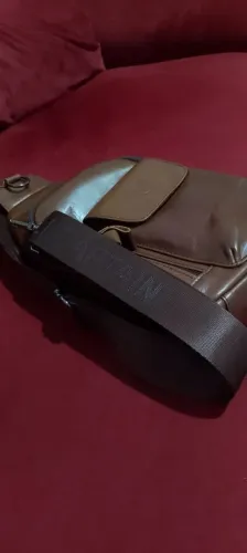 Bolsa de Couro Legitimo Bull Captain