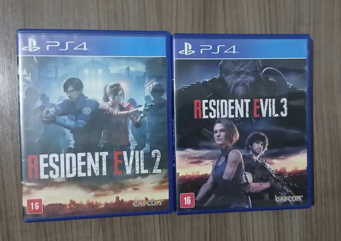 Resident Evil 2 & 3 remake - jogos ps4