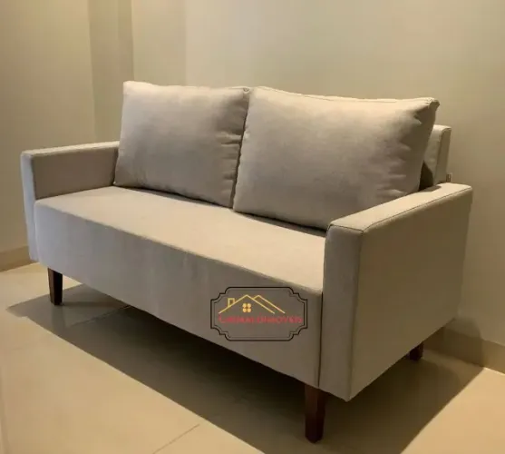 Sofa retro direto da fábrica no veludo