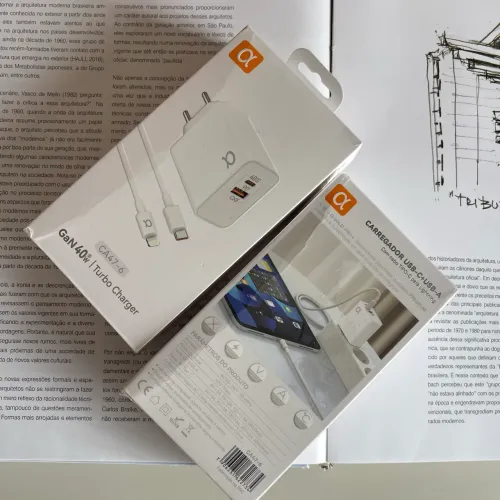 Carregador Turbo | Tecnologia GAN | IPhone IOS | Pronta entrega