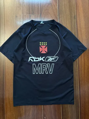 camisa treino vasco reebok preta