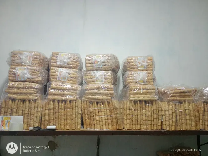Vendo fábrica de Canudos fritos em funcionamento.