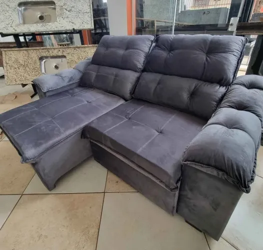 Sofá retrátil 2,65 X por 1,00 aberto 
