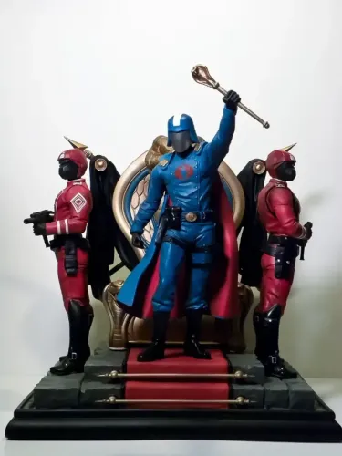 Cobra Commander Diorama - Gi Joe - Sideshow Collectibles