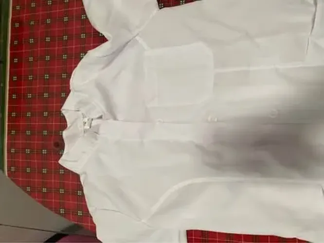 jaleco branco com bordado biomedicina 