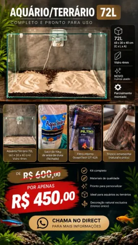Aquário/terrário 