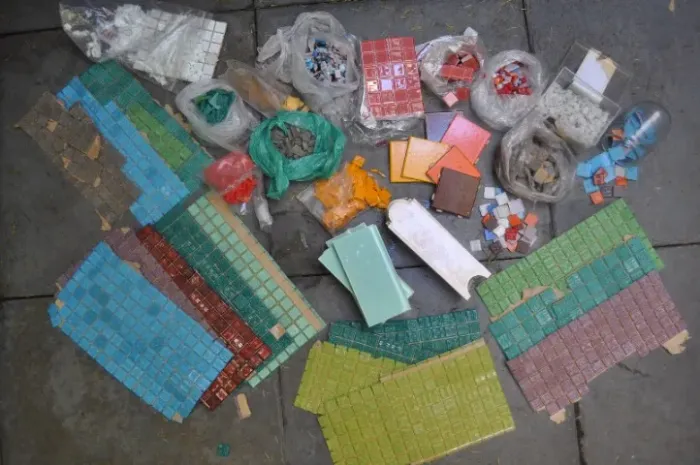 material para quem trabalha com mosaico