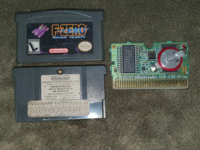 F-Zero Maximum Velocity Game Boy Advance GBA Brasil (cartucho)