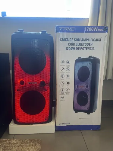 Caixa De Som Amplificada CT 1700 FULL - Nova