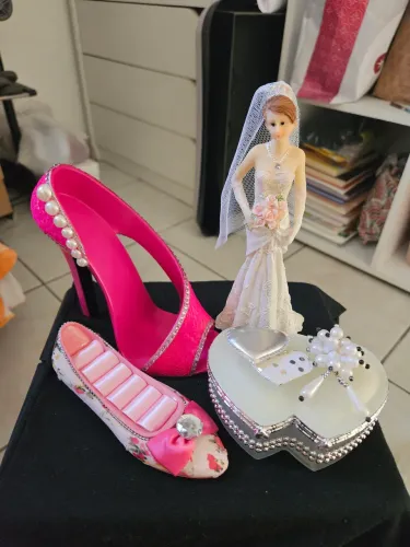 Conjunto de itens de decoração 