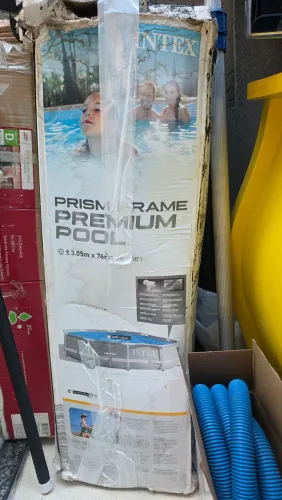 Piscina Intex redonda, 4485 litros, 3.05 metros diâmetro