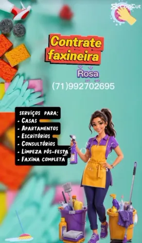 Faço faxina