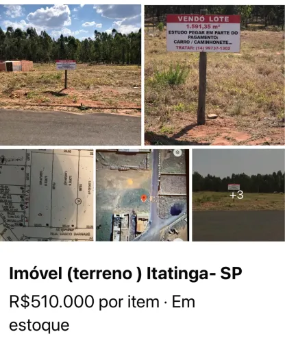 Terrenos em Itatinga-SP