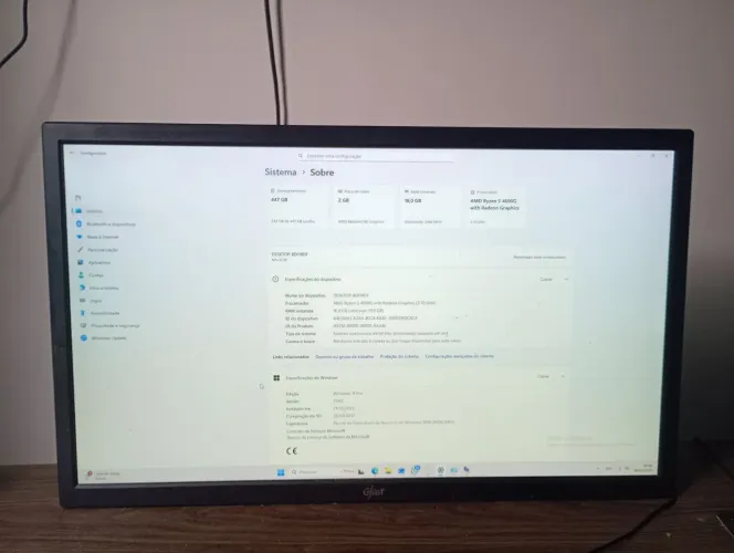 Monitor Full HD 23,6 polegadas 
