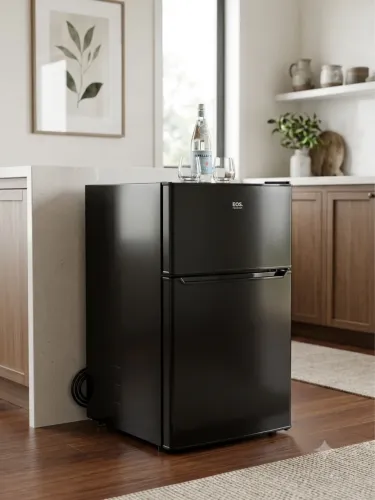 FRIGOBAR DUPLEX EOS Premium 88L Preto - Perfeito Estado / 2 Portas?