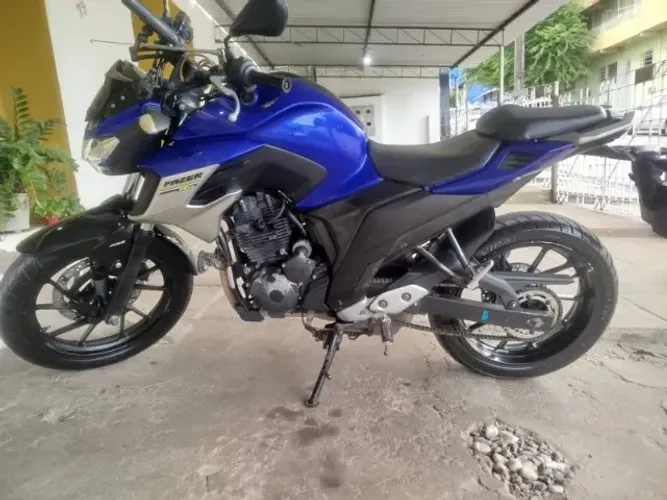Yamaha Fazer 250 ABS 2021 Azul - Bateria Nova, Documentação OK - R$ 16.000