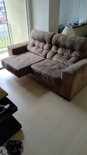 Sofá retrátil 2 lugares