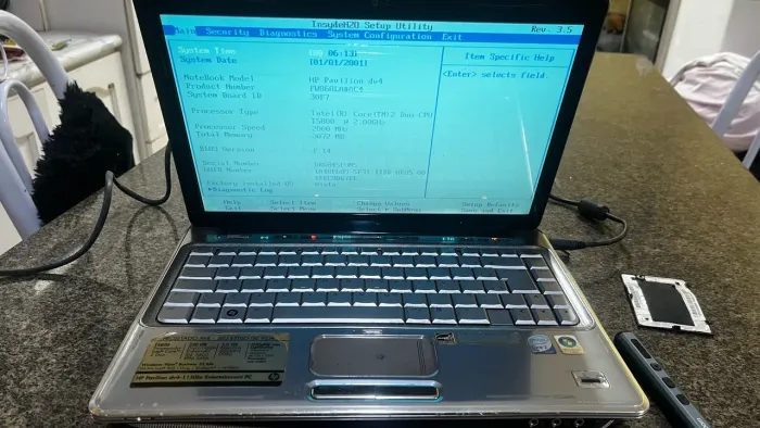 Notebook Pavilion DV4 - 1150BR