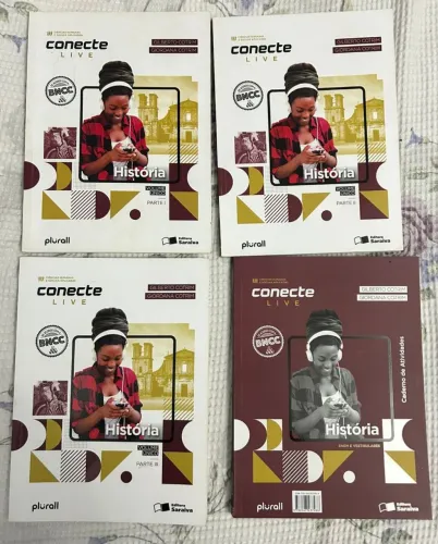 Box História Conecte Live - Volume Único (BNCC) - Perfeito Estado