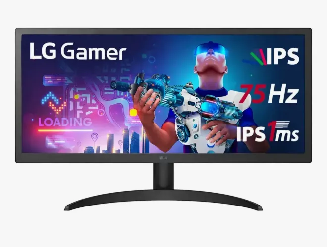 Monitor ultra wide LG 26 pol