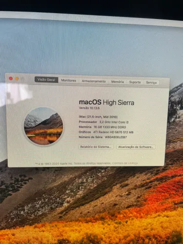 iMac PC Core i3 Display de 21.5 Por apenas $899