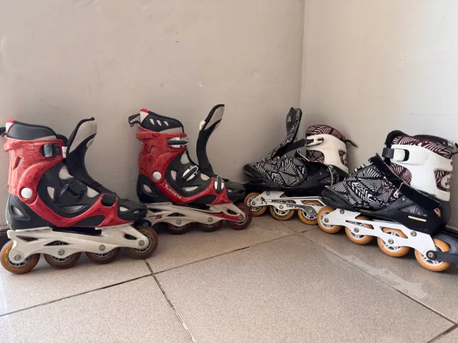 Vende-se patins com avarias